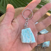 Porte clés en amazonite brute