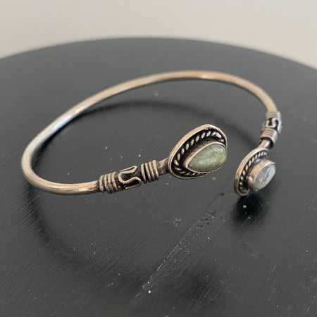 Bracelet œil de chat rhodonite ou amazonite, bracelet femme