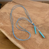 Collier Lasso turquoise, un collier long de style Boho