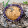 Natural amethyst bracelet 