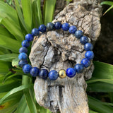 Bracelet lapis lazuli naturel 