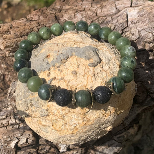 Bracelet jade pour homme "la sérénité"