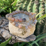 Bracelet pierre de soleil naturelle 