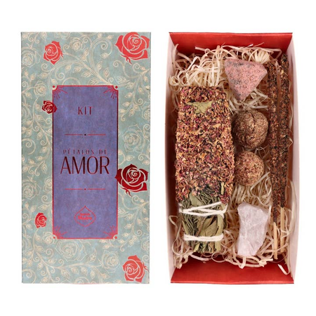Tablette d'encens de Palo Santo et rose, pour une ambiance romantique