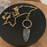 Rock crystal necklace