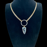 Rock crystal necklace