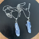 blue kyanite pendant
