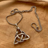 Collier nœud celtique, Collier Trinité Triquetra