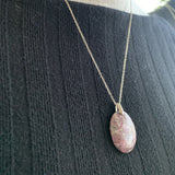 Pink tourmaline pendant, rubellite