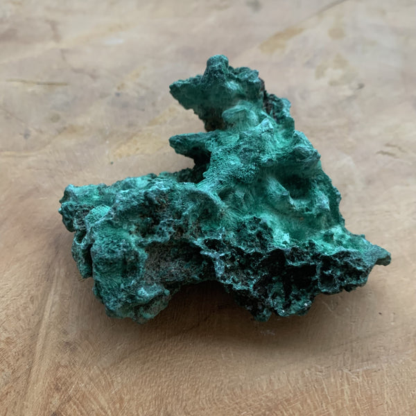 Natural fibrous malachite