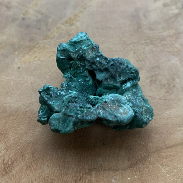 Natural fibrous malachite