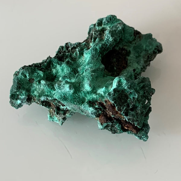 Malachite fibreuse naturelle