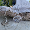 Solomon's seal pendant in crystal and silver on order