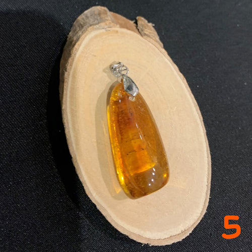 Pendentif ambre véritable, un trésor de la nature