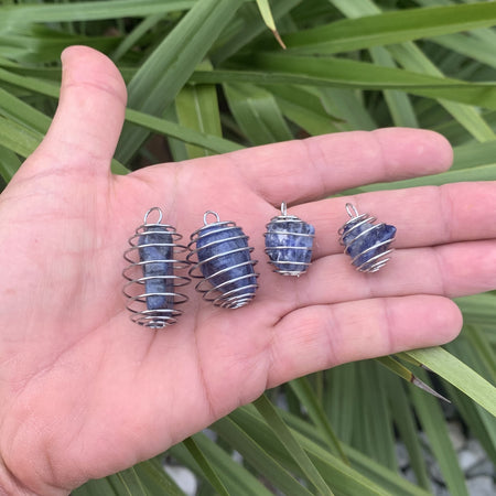 Pendentif lapis-lazuli AAA d'Afghanistan en argent, cadeau Noël