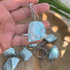 Porte clés en amazonite brute