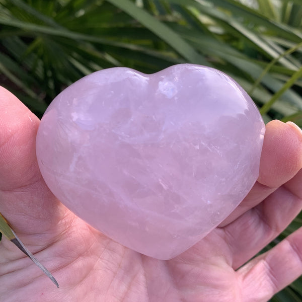 Rose quartz heart, heart