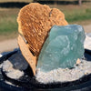 Objet de décoration unique, une création avec fluorite arc en ciel