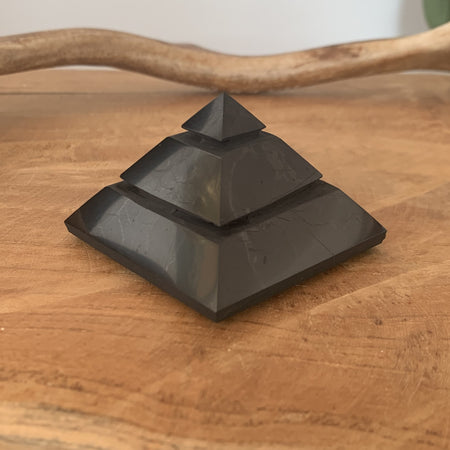 Coffret shungite "le neutralisateur d'ondes" 7 pierres de shungite naturelle, cadeau Noël