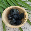 raw black tourmaline