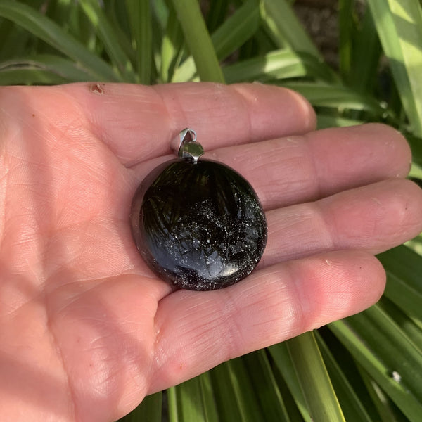 Pendentif tourmaline noire naturelle, une tourmaline authentique