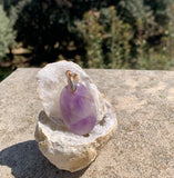 natural amethyst pendant