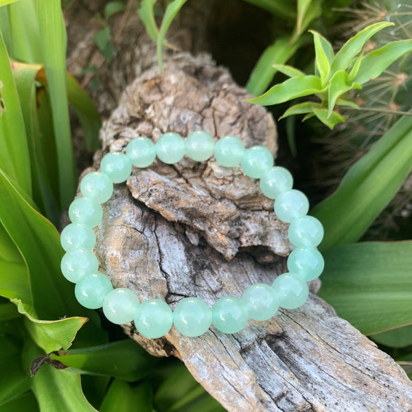 Green natural aventurine bracelet with or without finishing
