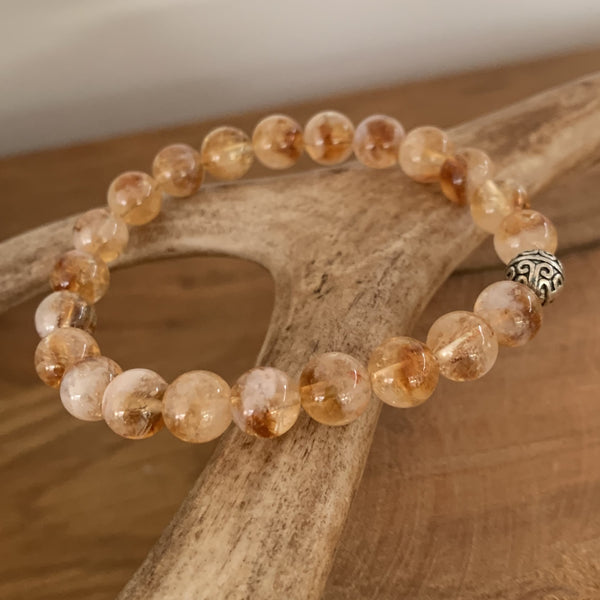 Natural citrine bracelet "Abundance"