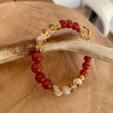 Bracelet cornaline naturelle 