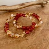 Bracelet cornaline naturelle 