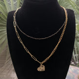 collier pyrite en perles facettées, ras de cou pour femmes et hommes