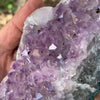 Beau amas d'améthystes