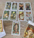 Jeu de tarot, Art nouveau, Fantasy Art Oracle avec sac velours arbre de vie