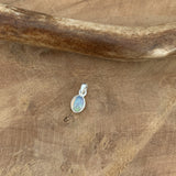 opale véritable, collier opale délicate d'Australie