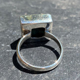 Turquoise Blue Tourmaline Ring 925 Sterling Silver
