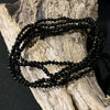 Authentic black spinel bracelet, minimalist bracelet for men and women
