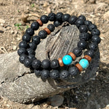 Black lava bracelet 
