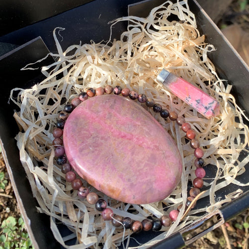 Rhodonite box, love and friendship, Mother's Day gift