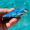 Spectacular labradorite slabs