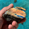 Spectacular labradorite slabs