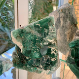 Fluorite verte cristallisée 997g, 