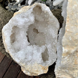 Large Whole White Quartz Geode 3Kg