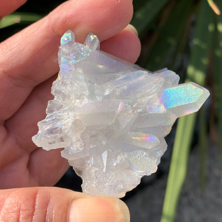 Géode de cristal de quartz vendue entière, taille moyenne 400g