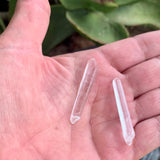 Raw rock crystal and bi-terminated crystal (lithotherapy treatments)